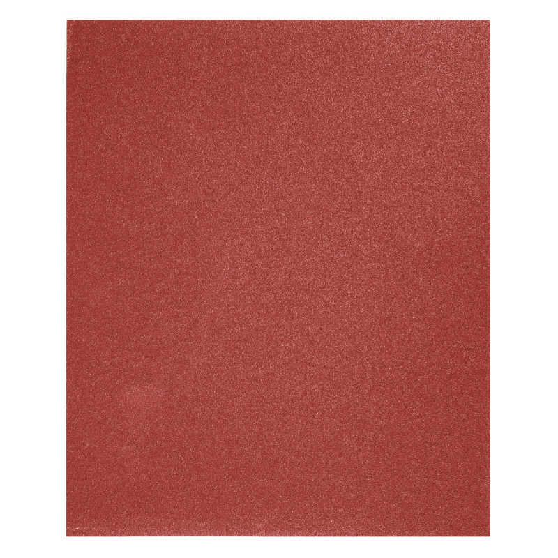 LIMER-120 Lija de esmeril roja grano 120 de óxido de aluminio, Truper