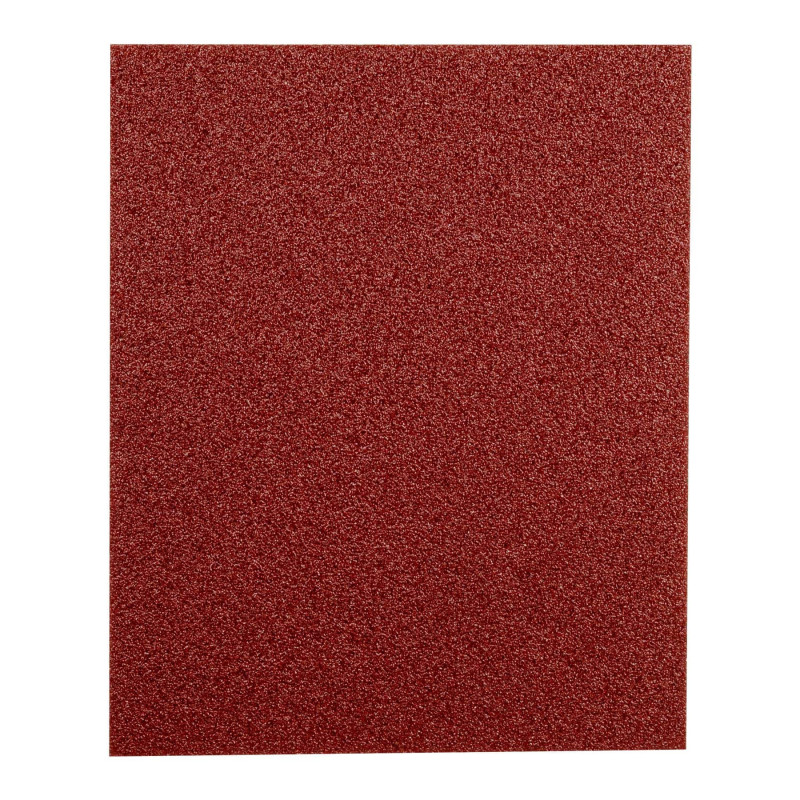 LIMER-40 Lija de esmeril roja grano 40 de óxido de aluminio, Truper