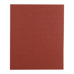 LIMER-80 Lija de esmeril roja grano 80 de óxido de aluminio, Truper