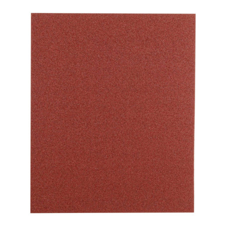LIMER-80 Lija de esmeril roja grano 80 de óxido de aluminio, Truper