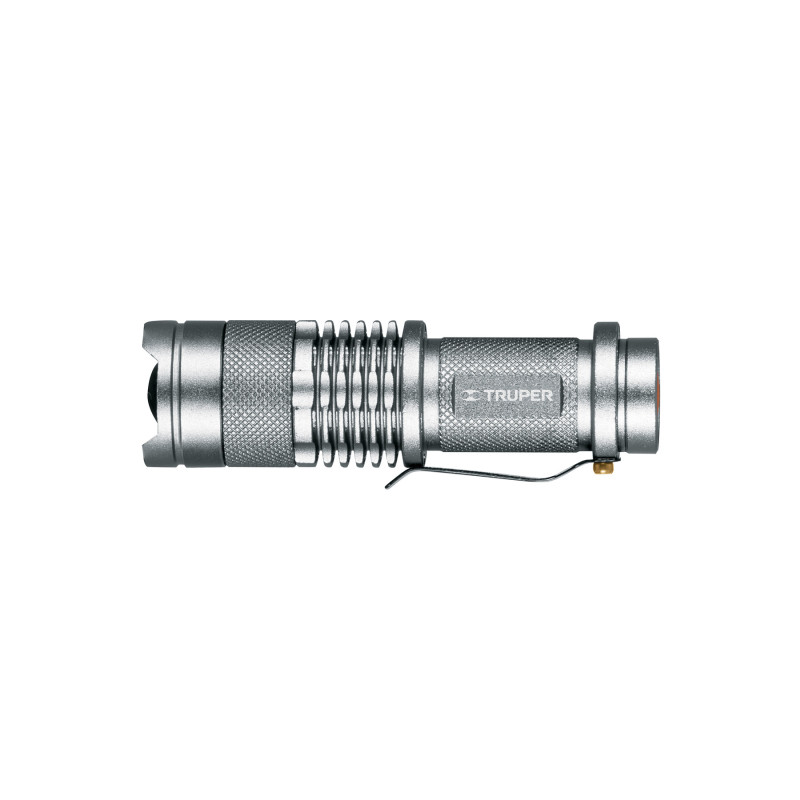 LINA-1AA Linterna de aluminio 1 LED de 40 lm con 1 pila AA, Truper