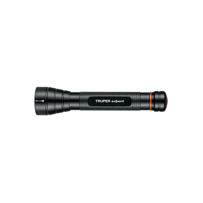 LINA-2AAN Linterna de aluminio LED Cree 235 lm con 2 pilas AA, Truper