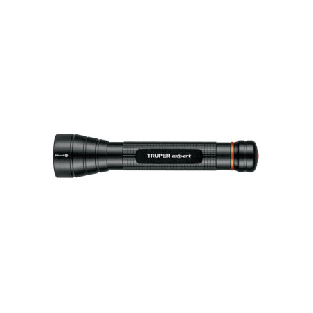 LINA-2AAN Linterna de aluminio LED Cree 235 lm con 2 pilas AA, Truper