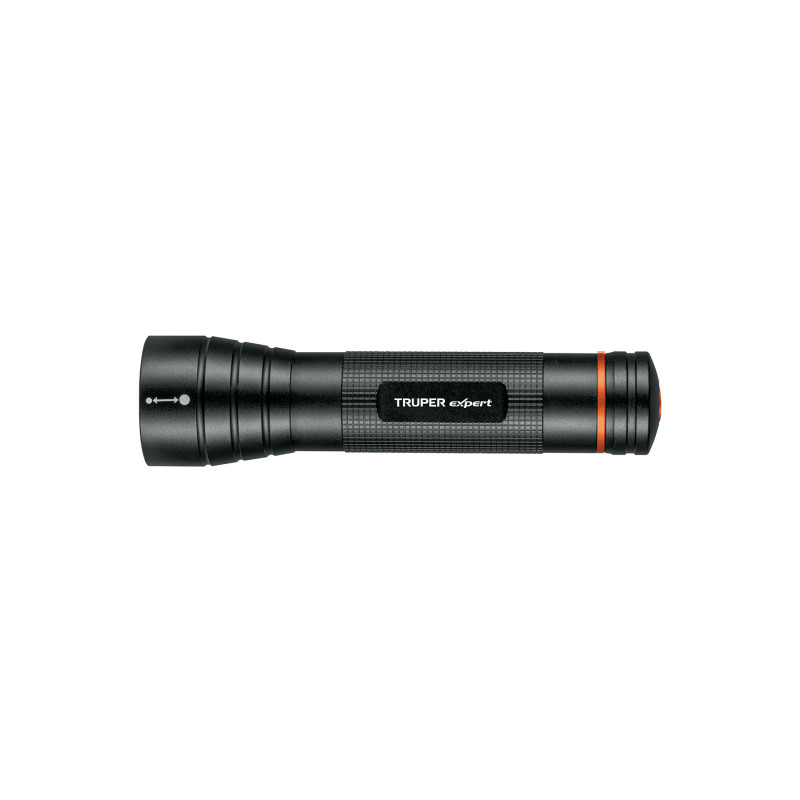 LINA-2DN Linterna de aluminio LED Cree 500 lm con 2 pilas D, Truper