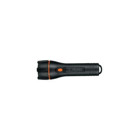 LIPLA-180 Linterna plástica 1 LED 180 lm con 2 pilas D, Truper