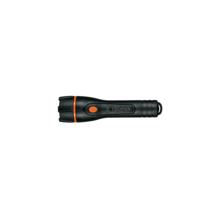 LIPLA-80 Linterna plástica 1 LED 80 lm con 2 pilas AA, Truper