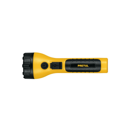 LIRE-120P Linterna plástica recargable de LED, 120 lúmenes, Pretul