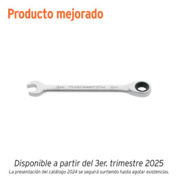 LL-2012MX Llave combinada con matraca 12 mm x 166 mm largo, Expert