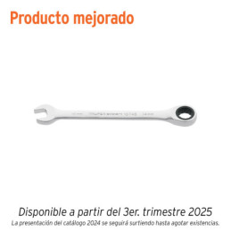 LL-2014MX Llave combinada con matraca 14 mm x 186 mm largo, Expert