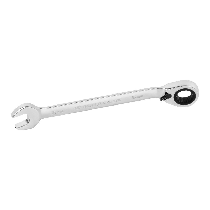 LL-2016MXR Llave combinada matraca reversible 16mmx205 mm largo, Expert
