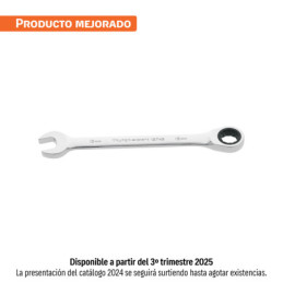 LL-2019MX Llave combinada con matraca 19 mm x 237 mm largo, Expert