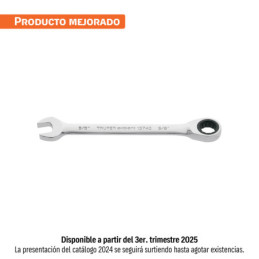 LL-2020X Llave combinada con matraca 5/8' x 202 mm largo, Expert