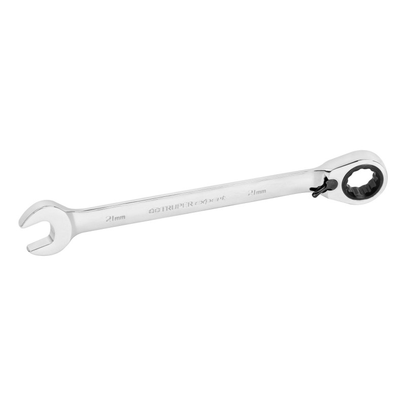 LL-2021MXR Llave combinada matraca reversible 21mmx288 mm largo, Expert