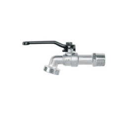 LL-21PS Llave de esfera de zinc 1/2', 110 g, s/adaptador, Pretul