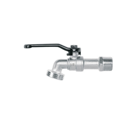 LL-21PS Llave de esfera de zinc 1/2', 110 g, s/adaptador, Pretul