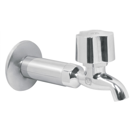 LL-F Llave 1/2' para fregadero con niple y chapetón, Foset