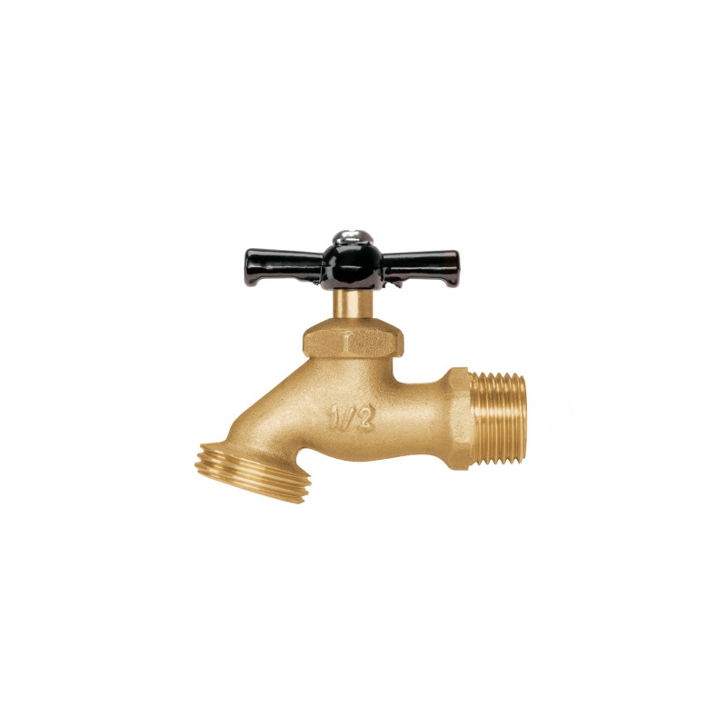 LL-JAR-P Llave para manguera, de latón 1/2'', 100 g, Pretul