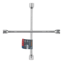 LLCR-14 Llave de cruz 14' pulida y cromada, Truper