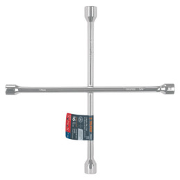 LLCR-16 Llave de cruz 16' pulida y cromada, Truper