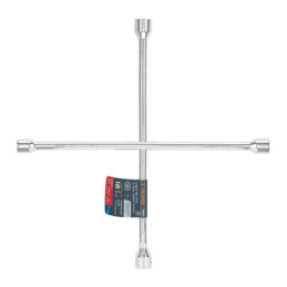 LLCR-18 Llave de cruz 18' pulida y cromada, Truper