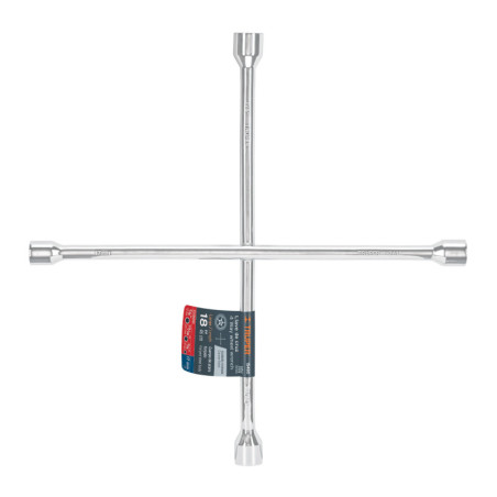 LLCR-18 Llave de cruz 18' pulida y cromada, Truper