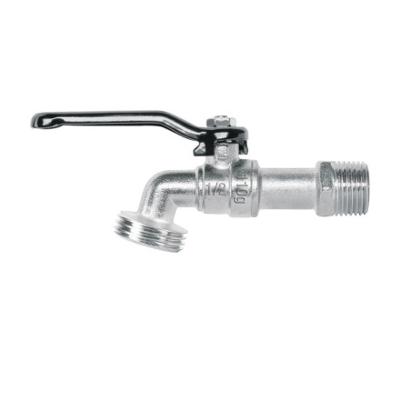 LLE-110ZS Llave de esfera de zinc 1/2', 110 g, s/adaptador, Basic