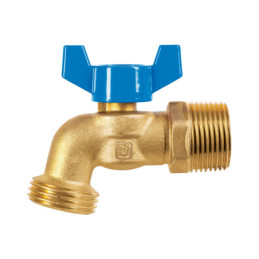 LLE-151L Llave de esfera de latón 3/4' con rosca para manguera, Foset