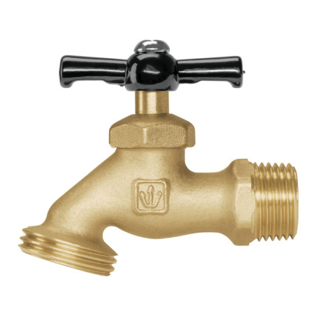 LLJ-100 Llave para manguera, latón, 100 gr, 1/2', Foset Basic