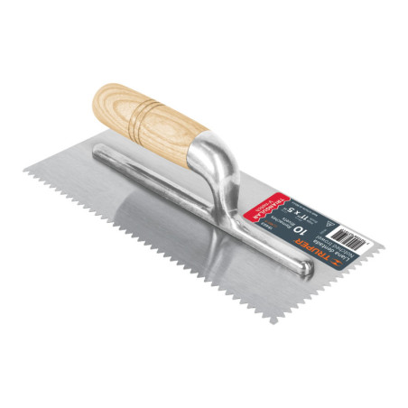 LLMD-11 Llana dentado triangular 11', 10 remaches, mango madera
