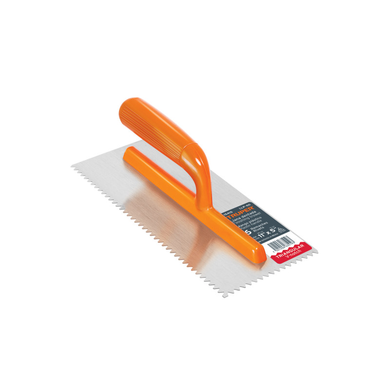 LLP-6D Llana dentado triangular 11', 6 remaches, mango plástico