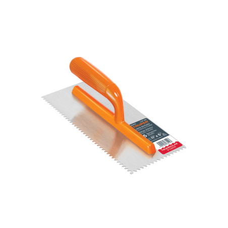 LLP-6D Llana dentado triangular 11', 6 remaches, mango plástico