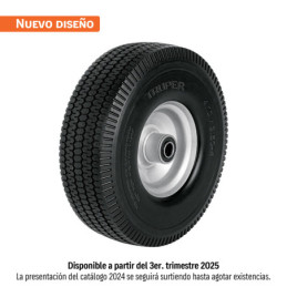 LLX-10L Rueda imponchable 10' para eje lateral, Truper