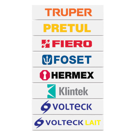 LOGOS-40-2 Logotipos de vinil autoadherible de 40 cm, Truper