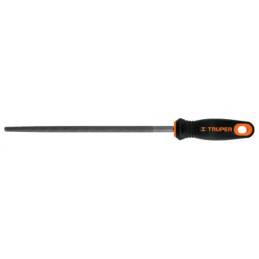 LRB-10T Lima redonda bastarda 10' con mango doble inyección, Truper