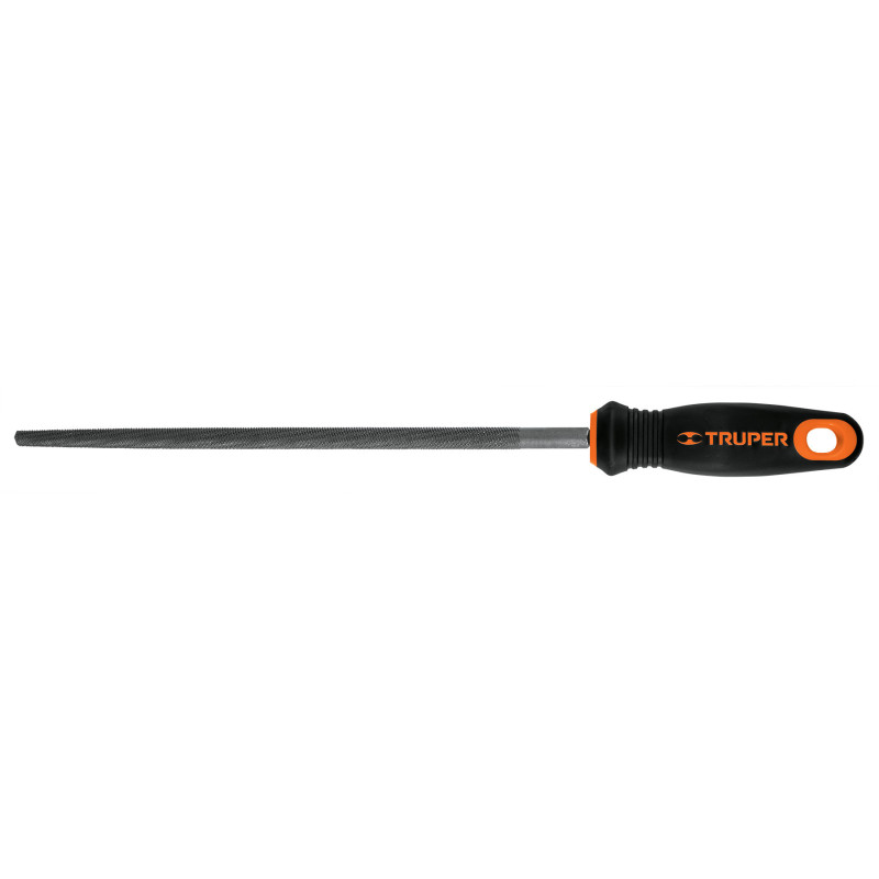 LRB-10T Lima redonda bastarda 10' con mango doble inyección, Truper