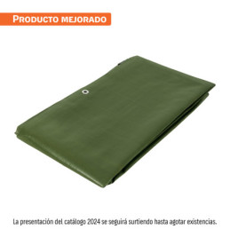 LT-34X Lona uso rudo, verde olivo, 3 x 4 m, Truper Expert