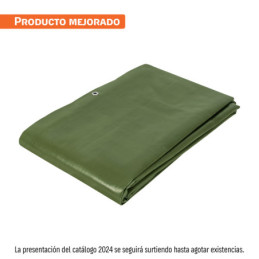 LT-46X Lona uso rudo, verde olivo, 4 X 6 m, Truper Expert