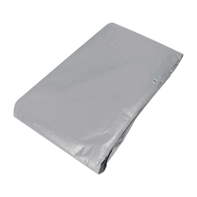LT-55 Lona gris reforzada 5 x 5 m, Truper