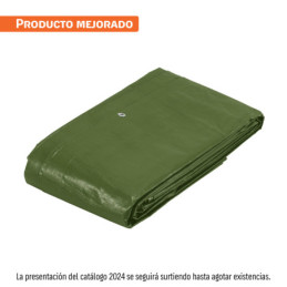 LT-56X Lona uso rudo, verde olivo, 5 X 6 m, Truper Expert