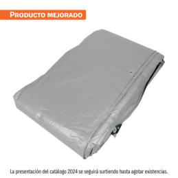 LT-710 Lona gris reforzada 7 x 10 m, Truper