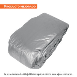 LT-914 Lona gris reforzada 9 x 14 m, Truper