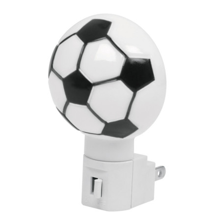 LUZ-04 Luz de noche con lámpara E12, balón soccer, Volteck