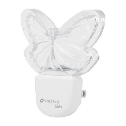 LUZ-09 Luz de noche de LED, mariposa, Volteck