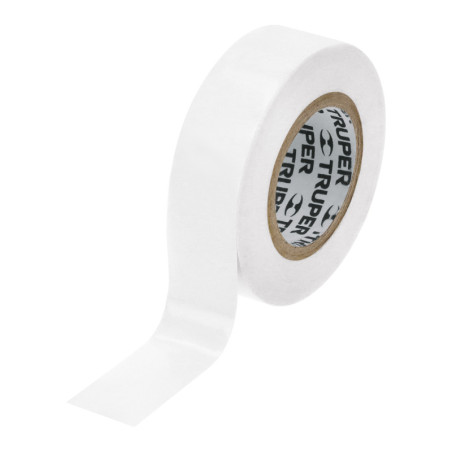 M-22B Cinta de aislar de 9 m x 19 mm, blanca, Truper