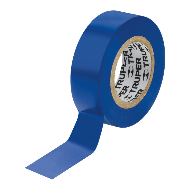 M-22Z Cinta de aislar de 9 m x 19 mm, azul, Truper
