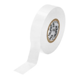 M-33B Cinta de aislar de 18 m x 19 mm, blanca, Truper