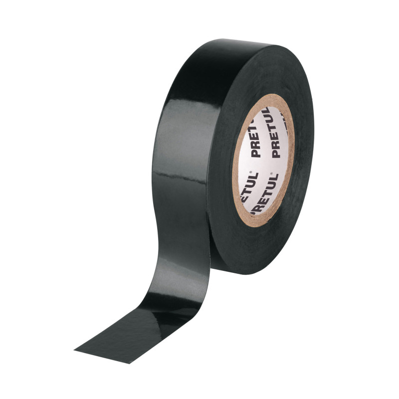 M-33P-B Cinta de aislar de 18 m x 19 mm, negra en blíster, Pretul