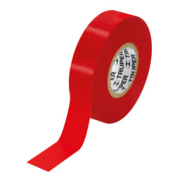 M-33R Cinta de aislar de 18 m x 19 mm, roja, Truper