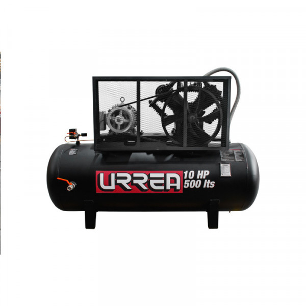 COMP9510 URREA Compresor de aire industrial 500lt 10HP 220/440V 3 fases uso extra pesado Urrea | DIHERESA