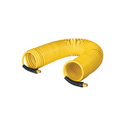 MAN-R-15P Manguera de 15.2m tipo resorte 1/4' para compresor, Pretul